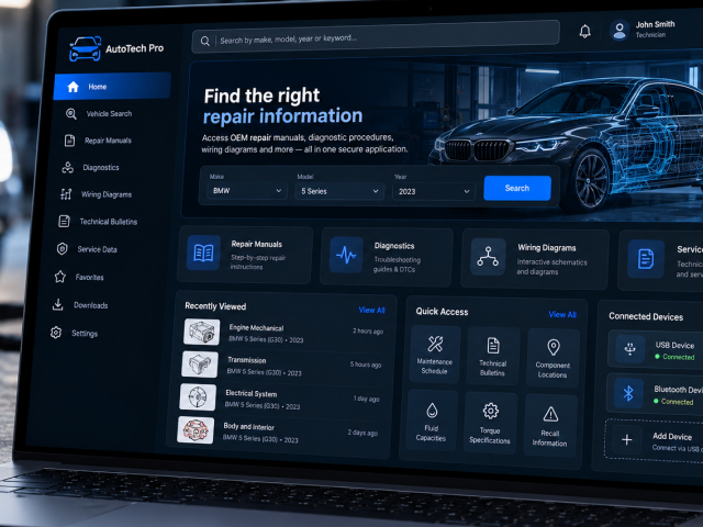 DouterIE - Automotive Technical Windows Application