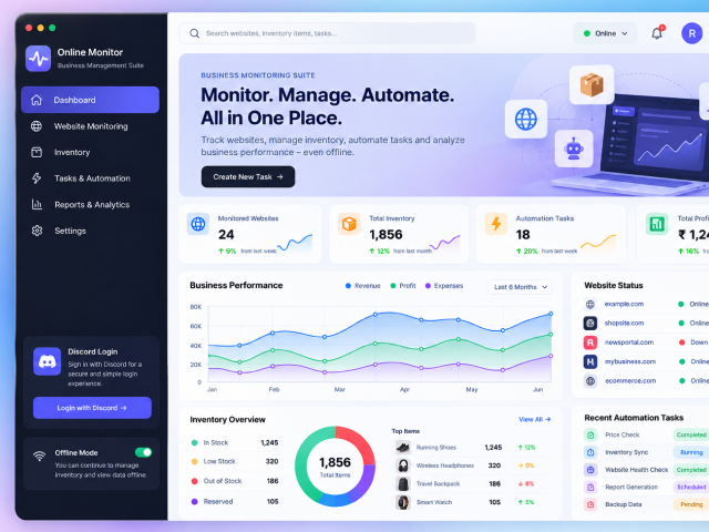 Exclude - Online Monitoring Application