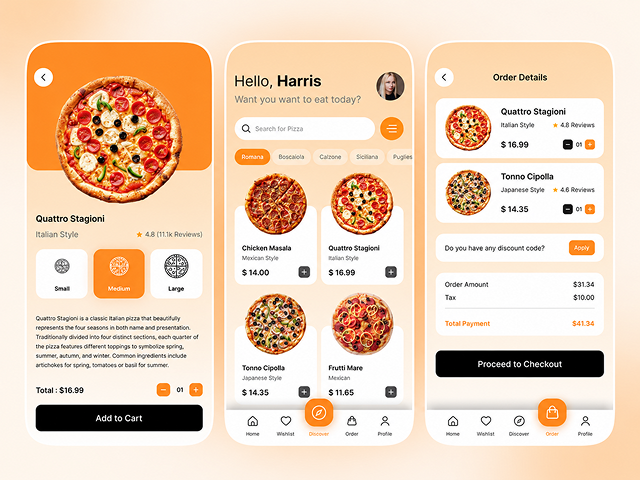 Pizza Delivery App Development