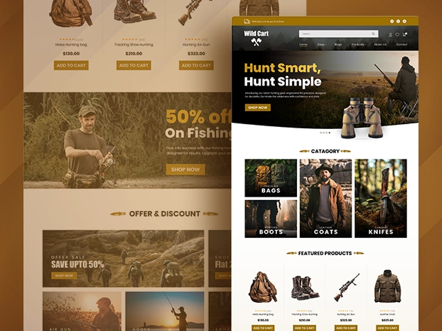 WildCat: E-commerce Website for Hunting Market Products