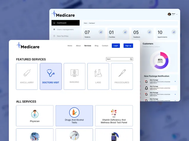 Medicare: Hospital Management and Healthcare Mobile App